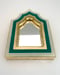Image of Modernist Mirror White/Jade Green/Gold leaf 