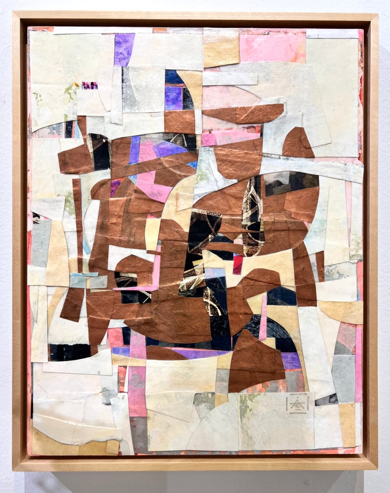 Image of Urban Collage # 368 with Lilac- Anna Carll