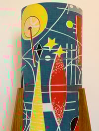 Image 8 of Atomic rocket table lamp by Vintage Groove 