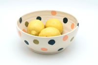 Image 3 of Polka Dot Serving Bowl 