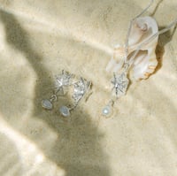 Image 3 of Silver Limpet Shell & Freshwater Pearl Set