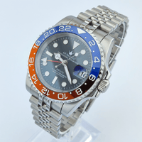 Image 4 of 40MM Men's Watch NH34 Automatic Movement Mechanical Watch Sapphire Glass Waterproof Watch Supports C