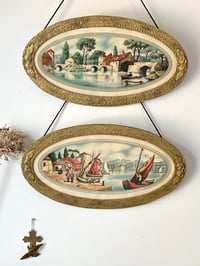 Image 1 of Paire de gravures anciennes - années 30