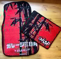 Image 3 of Garage Moon Power X Enjuku Racing Collaboration Floormats