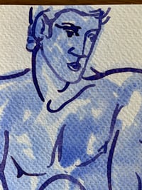 Image 3 of Watercolour ~ Blue Boys XXII