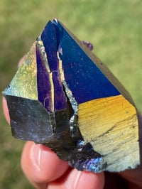 Image 3 of Aura Quartz Points Cluster #1977