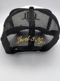 Image 3 of LVL3 NYC BLACK & WHITE TRUCKER HAT*
