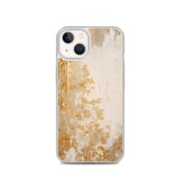 Image 22 of White and Gold Tattered Texture Goth Lolita Kawaii Baroque Clear Case for iPhone®