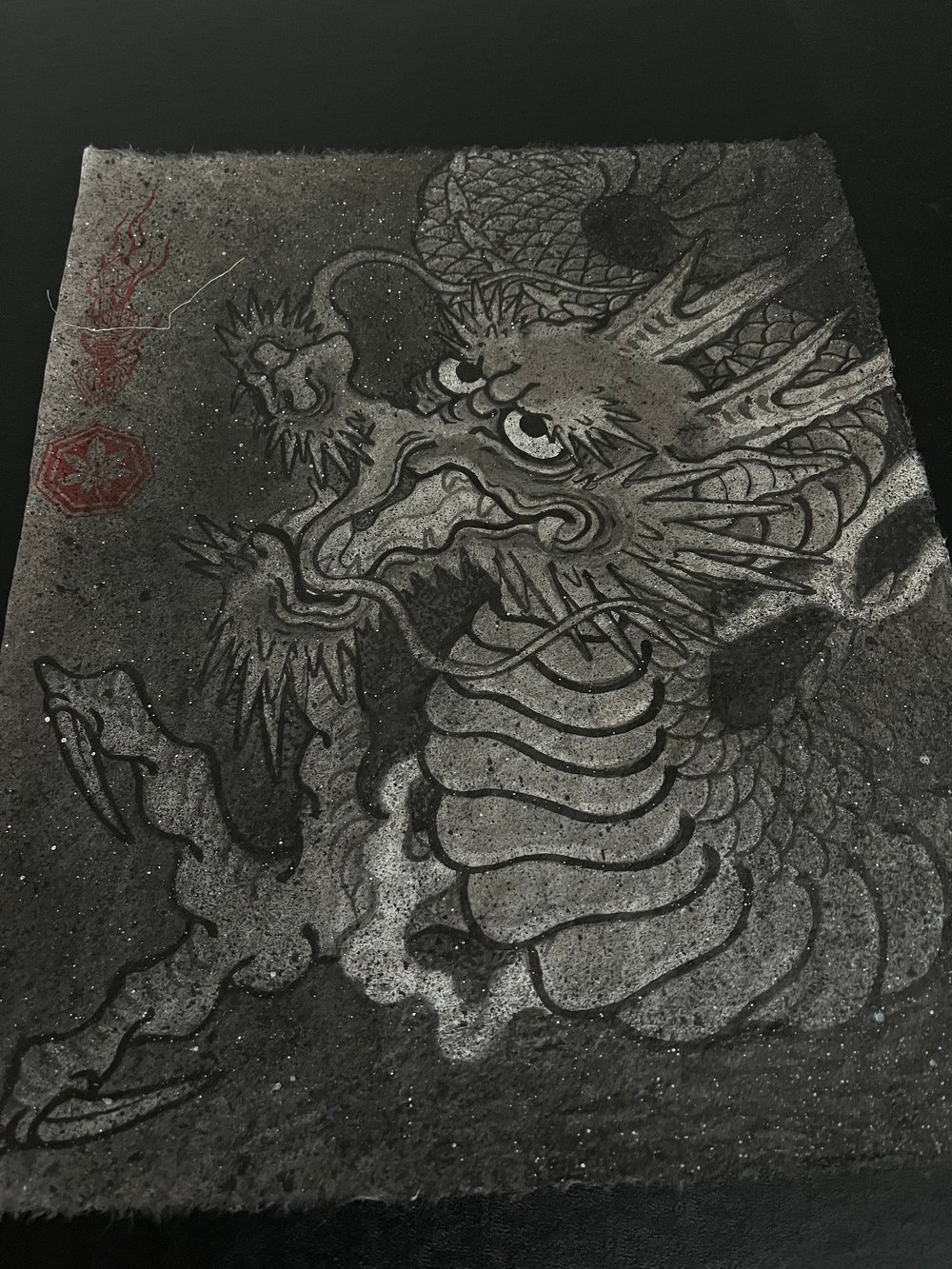 Original painting Sumi dragon 