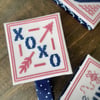 XOXO Valentine's Day Cross Stitch PDF Pattern