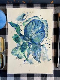 Image 4 of "Blue Iris" Original
