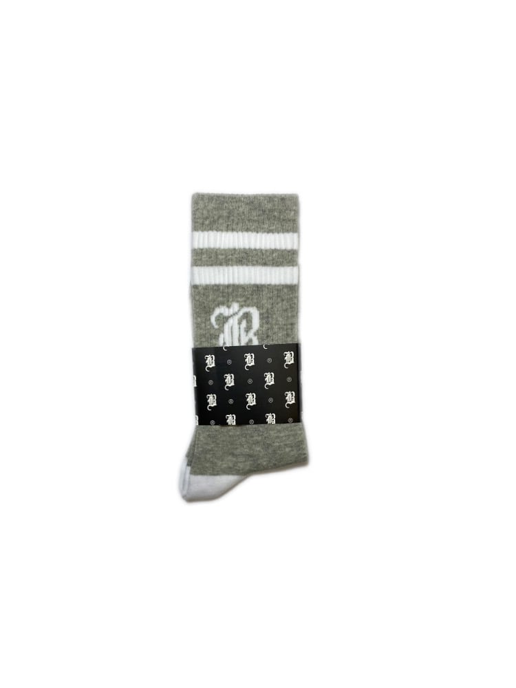 Image of BLE$$ING$®️ GRAY SOCKS