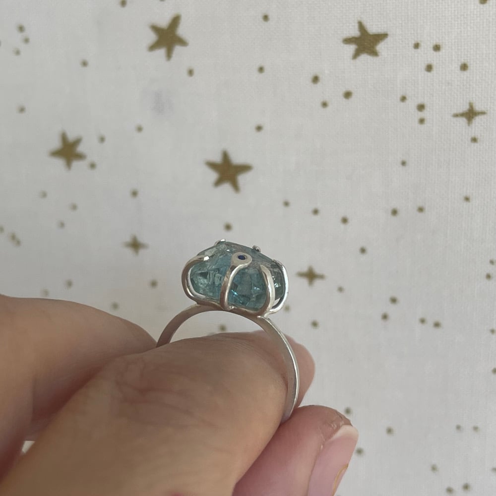 Image of blue aqua ring