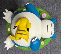 Image 2 of Banpresto - Pokemon Relax Time Pikachu & Snorlax Figure