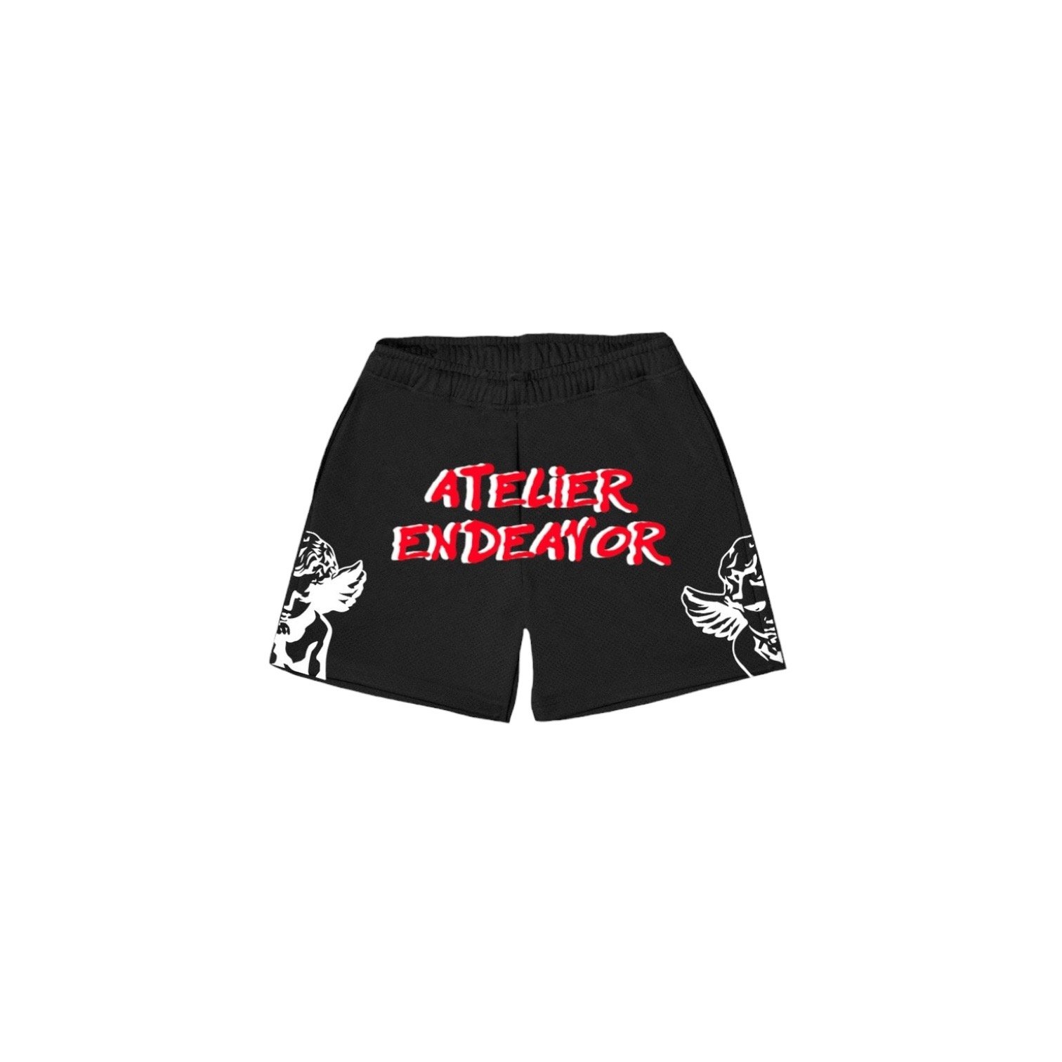 Image of Angel Mesh shorts “Black”