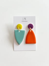 Paire de boucles d'oreilles céramique PIKA 