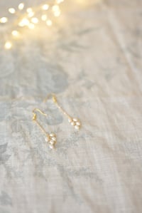 Image 2 of Fresh Water Pearl Drop Earrings