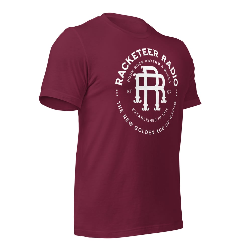 Racketeer Radio KFQX Emblem Unisex t-shirt