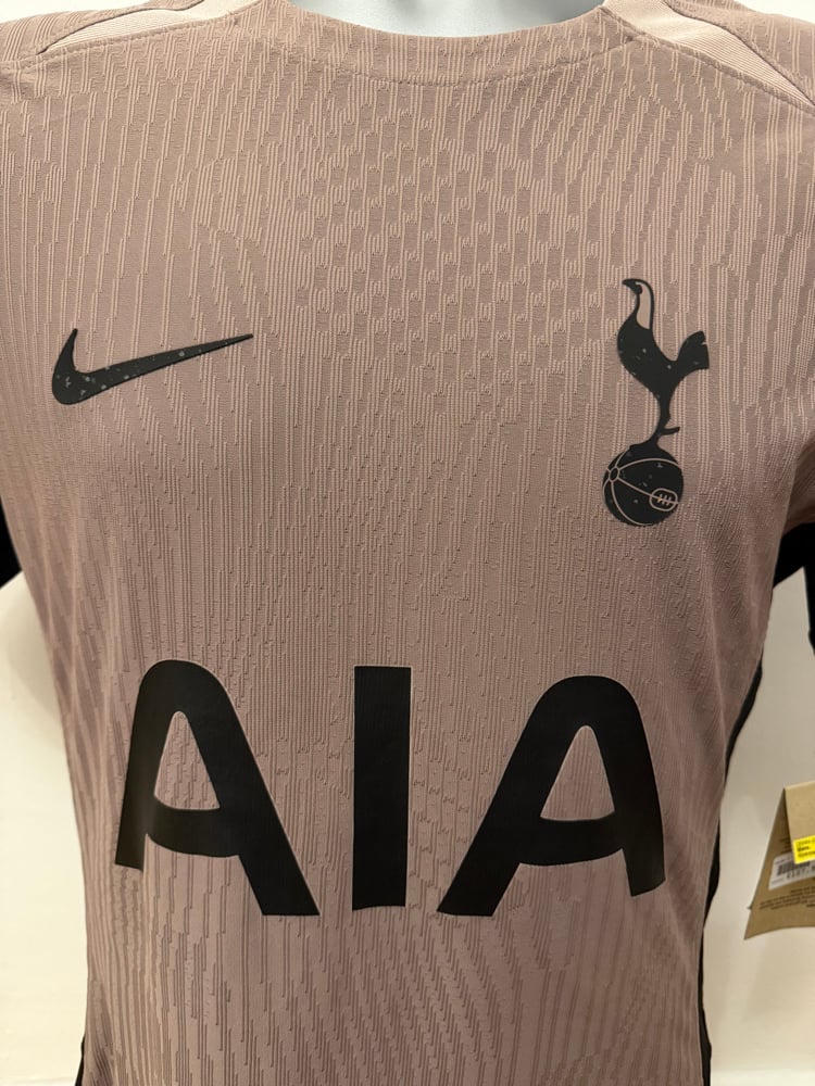 Image of NEW Tottenham Hotspur “SON 7” Match Issued 2023/24 Third Shirt + patches