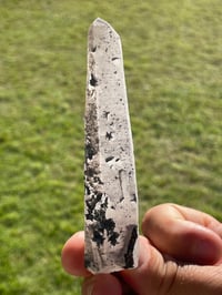 Image 14 of Mongolian Quartz With Hematite Flowers #1958