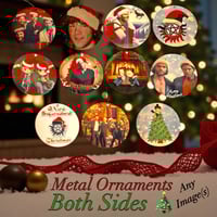 Image 1 of Metal Christmas ornaments $5ea.