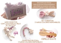 Image 3 of Canastilla en Ratán Personalizada para bebé