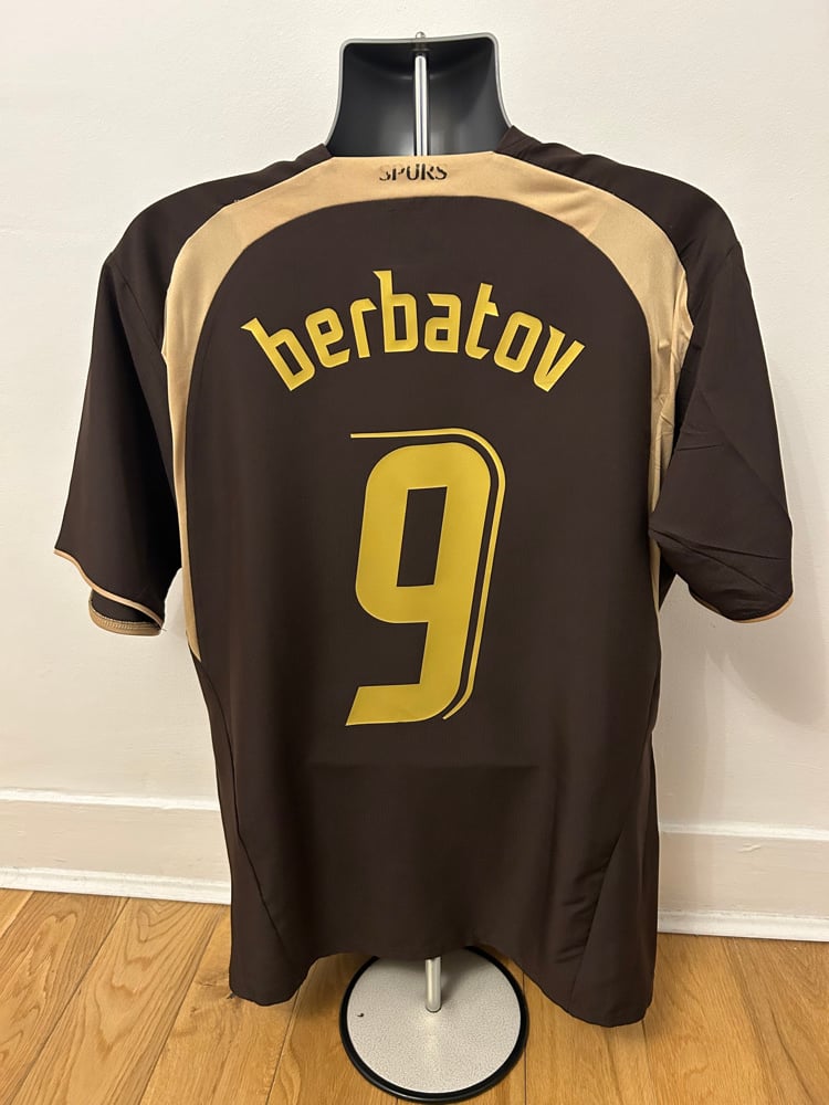 Image of Tottenham Hotspur “BERBATOV 9” 2006/07 Third Shirt + UEFA patch (L)