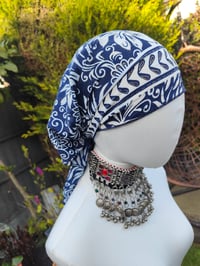 Image 15 of Pefkos co ord sarong set Navy with glitter sparkle