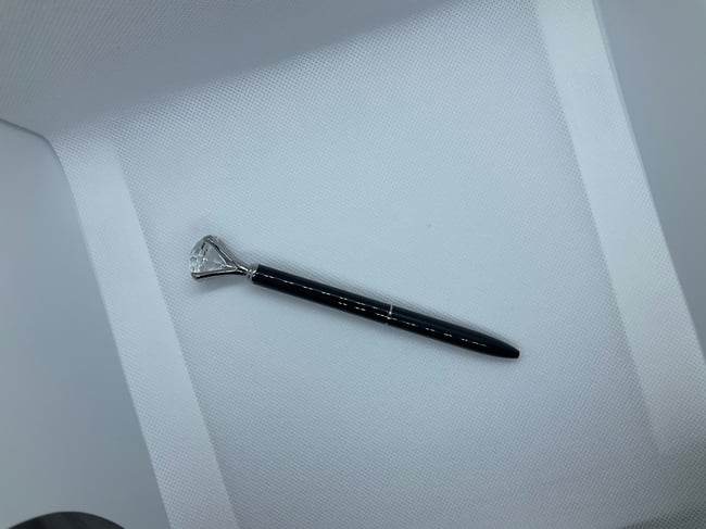 Diamond wand pen (personalized)