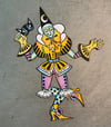 Cut-out-and-keep paper clowns, cat mask