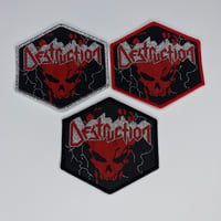 Image 1 of Destruction - Skull Woven Patch