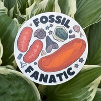 Image 2 of Fossil Fanatic 3.5” Sticker