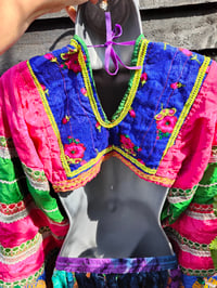 Image 8 of Vintage Fez Crop Tribal Top 32-34 inch chest 