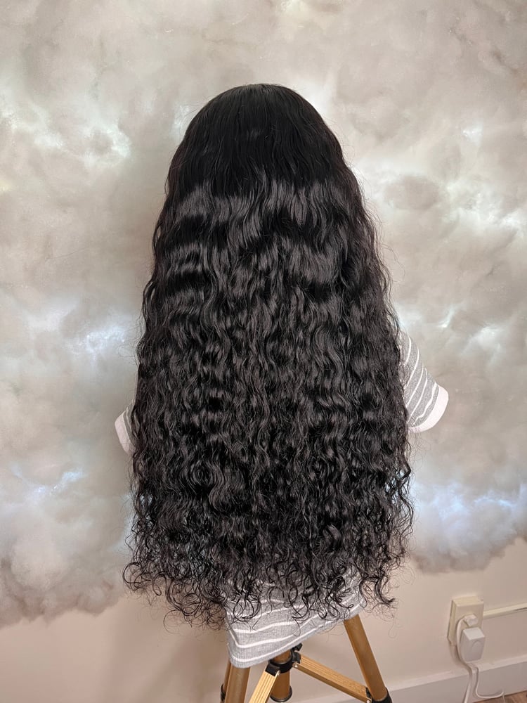 Image of Nadula 7x5 Water Wave Wig With Draw String In Nape Area