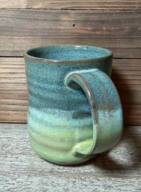 Image 3 of Blue/green coffee mug 