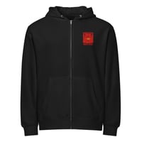 Image 2 of MDM Embroidered "Shield" Premium full zip hoodie