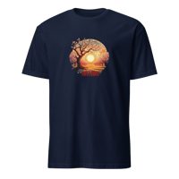 Image 4 of Art Nouveau Cherry Blossom Unisex T-Shirt
