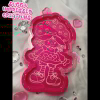 Image 1 of Hot Pink Strawberry Shortcake Tray