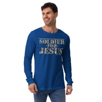 Image 19 of Soldier For Jesus Dark Unisex Long Sleeve Tee