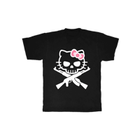 Image 1 of SKULL KI-TEE BLACK