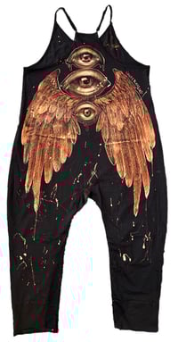 Image 2 of “ETHERIAL” CUSTOM BLEACH PAINTED OVERSIZED JUMPER MEDIUM