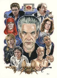 Image 1 of A TRIBUTE TO DAVID CRONENBERG signed print