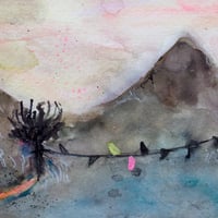 Image 4 of The land of a clown (Series) Watercolor  