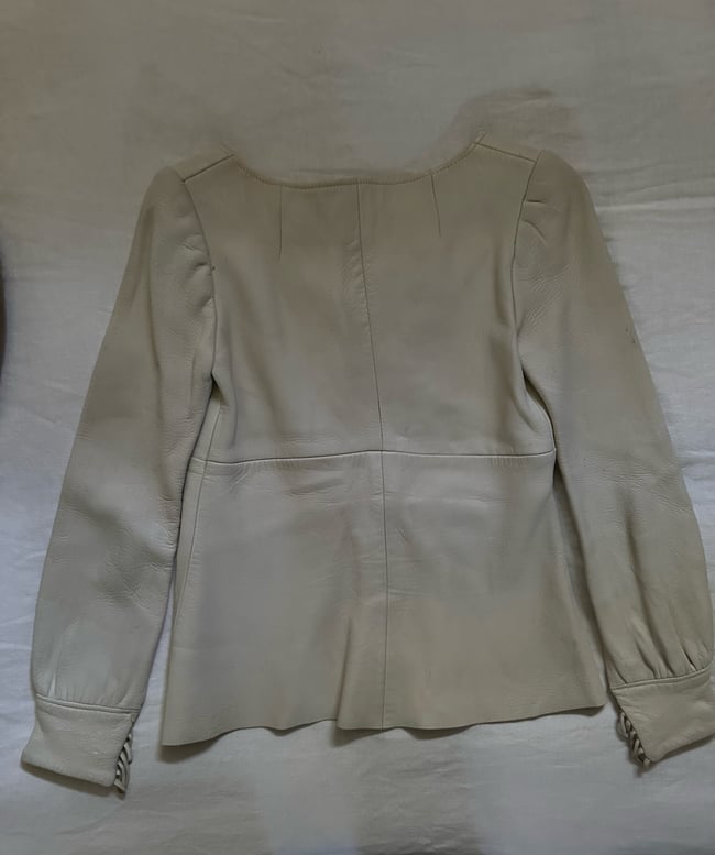 late 1960s North Beach Leather bone leather jacket