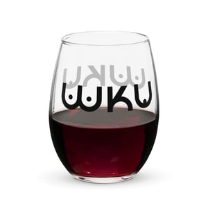 Image of WKU Stemless wine glass