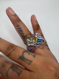 Image 3 of Lavender chunky ring