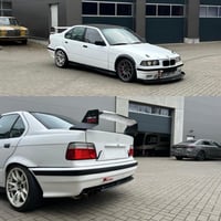 Image 16 of BMW E36 Wing (coupe or sedan) Adjustable Track Car Aero Wing 