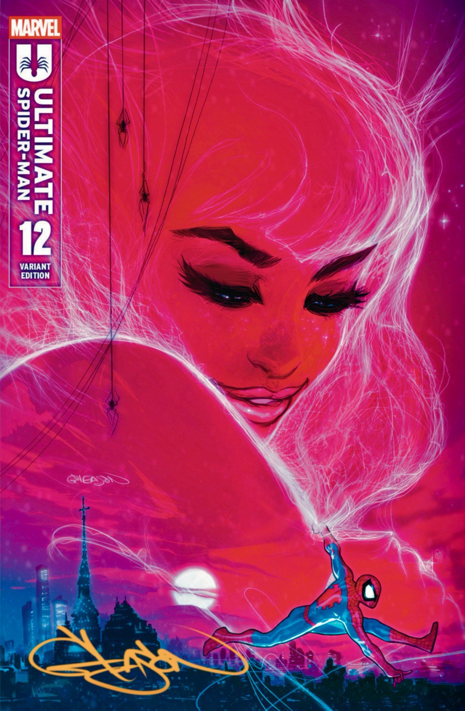 Image of SIGNED TRADE DRESS: ULTIMATE SPIDER-MAN: MARY JANE WEB-HEAD