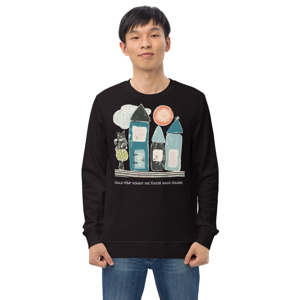 Image of Cozy Cat Homes Unisex organic sweatshirt