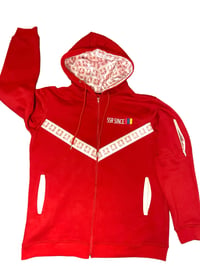 Image 1 of Reverse Stack Sweatsuit - Cherry Red